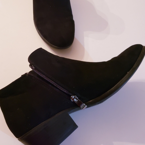 Xappeal Shoes Xappeal Stewart Black Suede Look Ankle Boots Poshmark